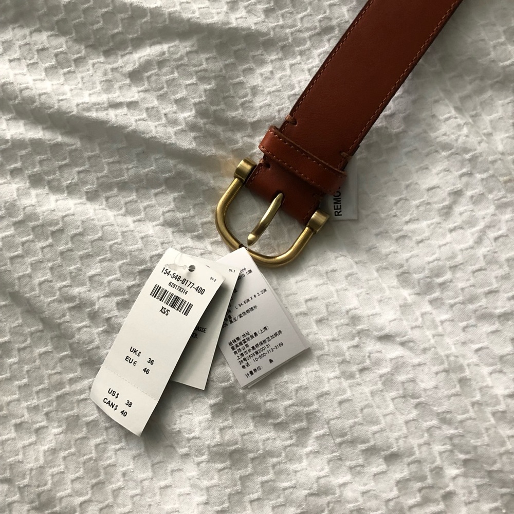 Abercrombie and Fitch Brown Leather Hip Belt